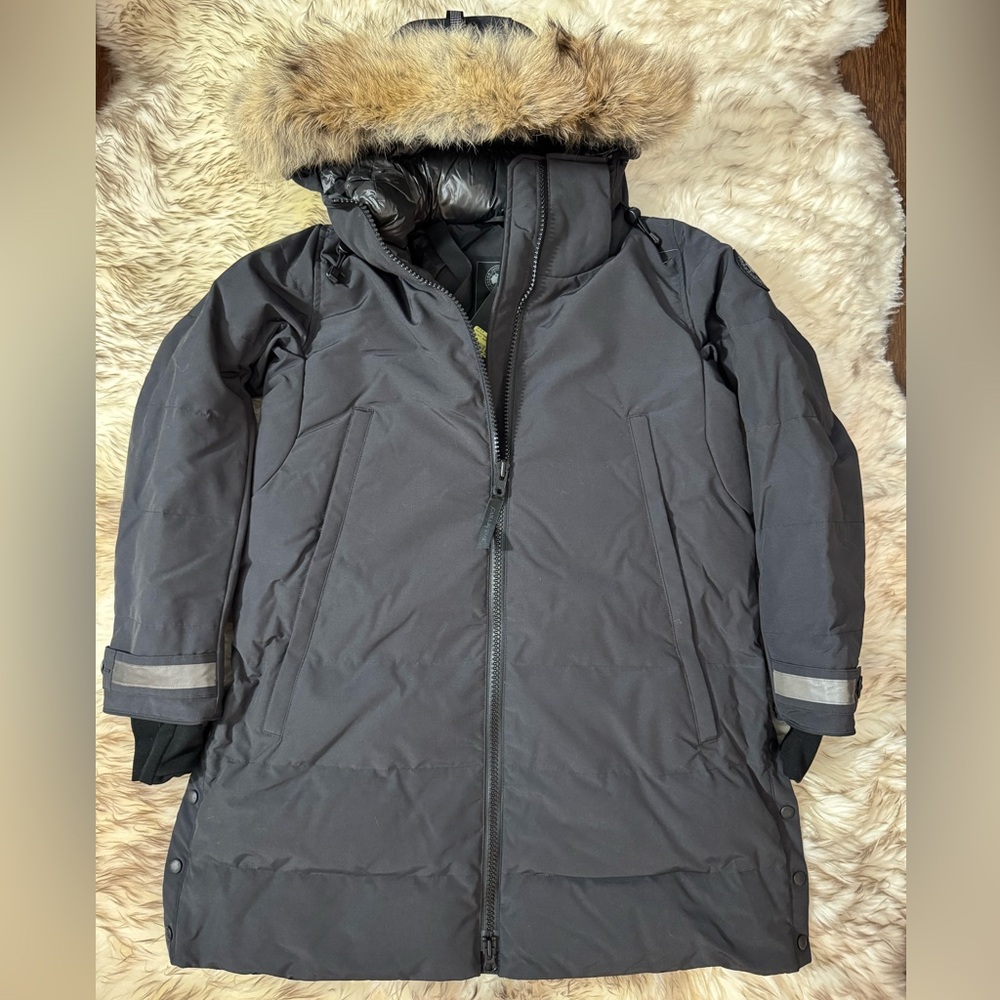 CANADA GOOSE Women Kenton "Black Label" Down Parka 3816LB Navy Marine Size L